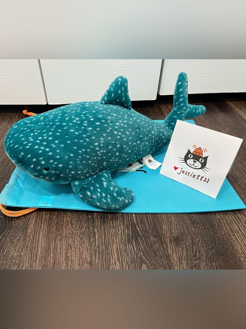 Jellycat Gobfrey Whale Shark100%Authentic NWT US SHIP FAST